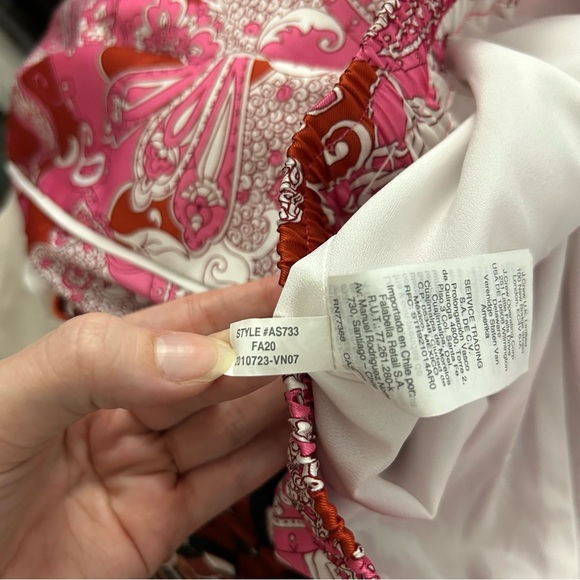 J.Crew Relaxed Wide Leg Pants in Pink Vintage Paisley - Picture 7 of 9